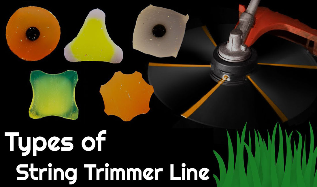 types of string trimmer line